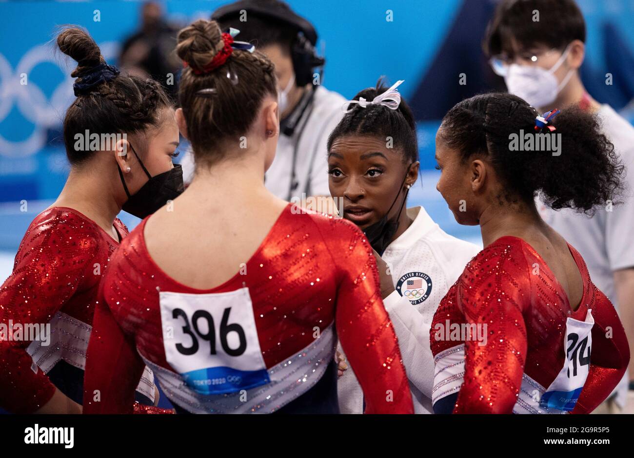 Tokyo Kanto Japan 27th July 21 Compete In The Women S All Around Team Final During The Tokyo Olympics At The Ariake Gymnastics Centre On Tuesday July 27 21 In Tokyo Credit