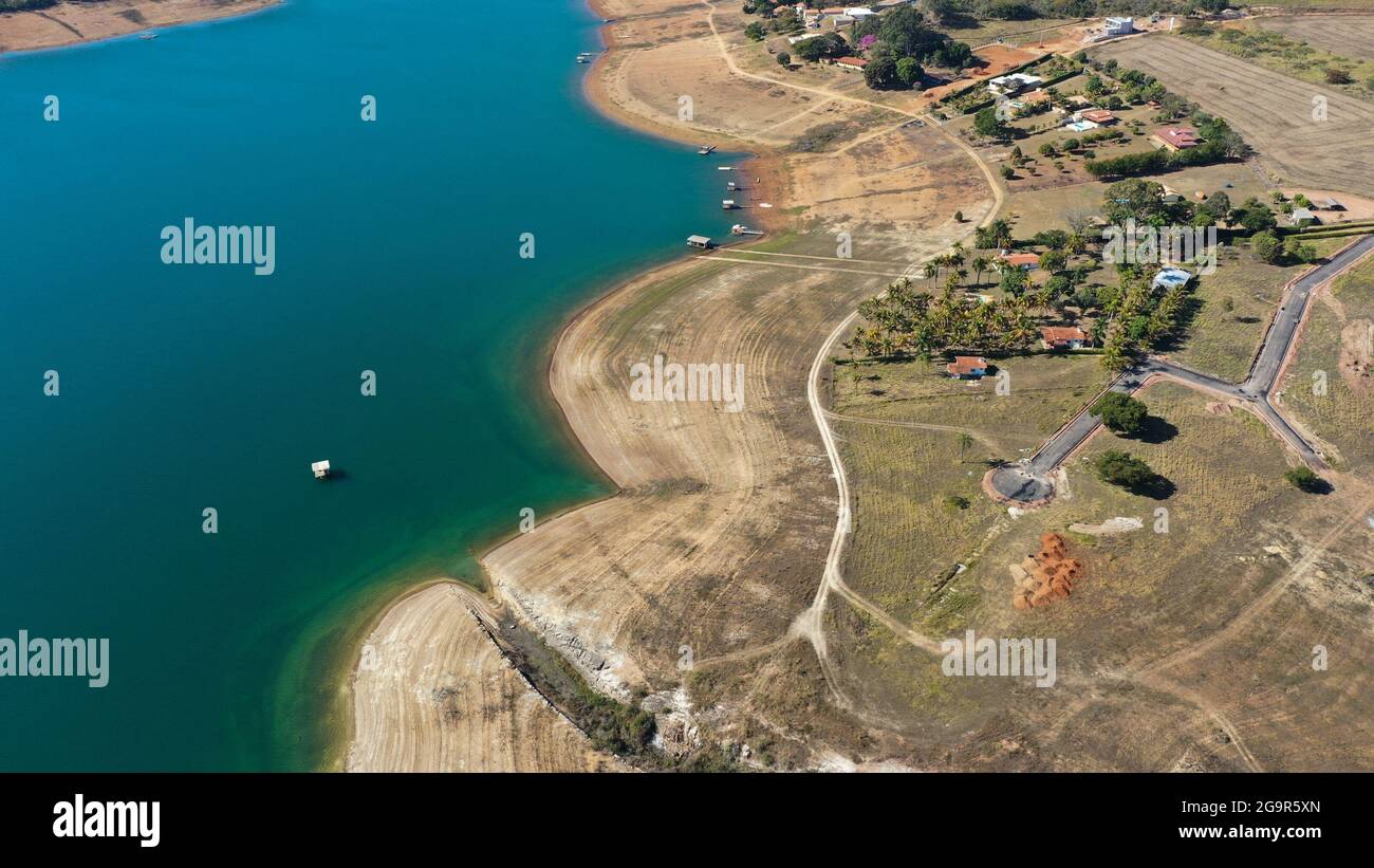 SÃO JOSÉ DA BARRA, MG 27.07.2021 FURNAS BAIXO RESERVOIR Furnas