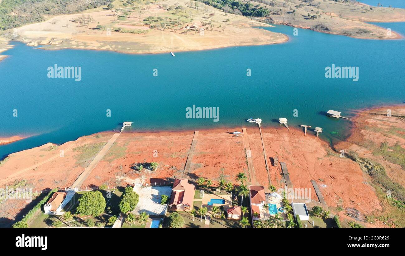 SÃO JOSÉ DA BARRA, MG 27.07.2021 FURNAS BAIXO RESERVOIR Furnas