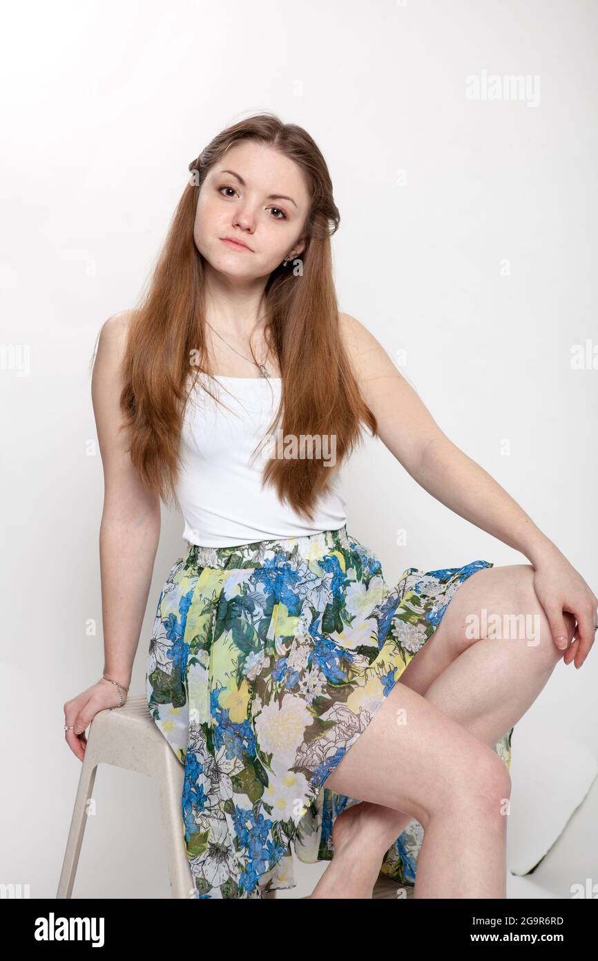 young girl, fashion model, emotions, pretty face, pretty girl Stock Photo -  Alamy