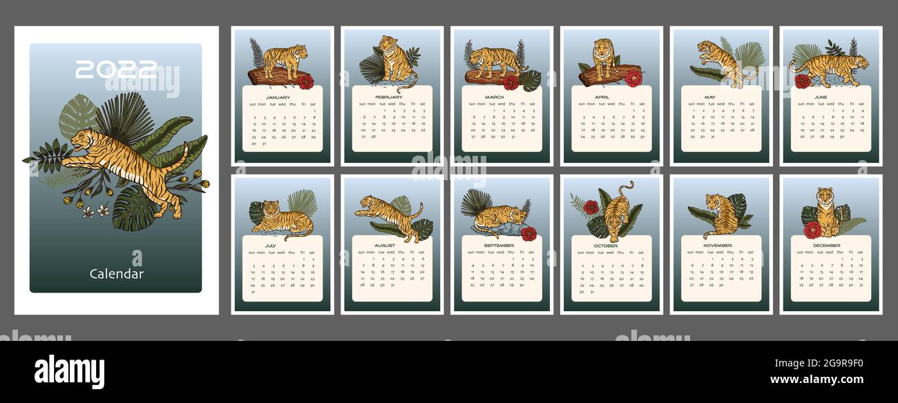 Tiger In Chinese Calendar Printable