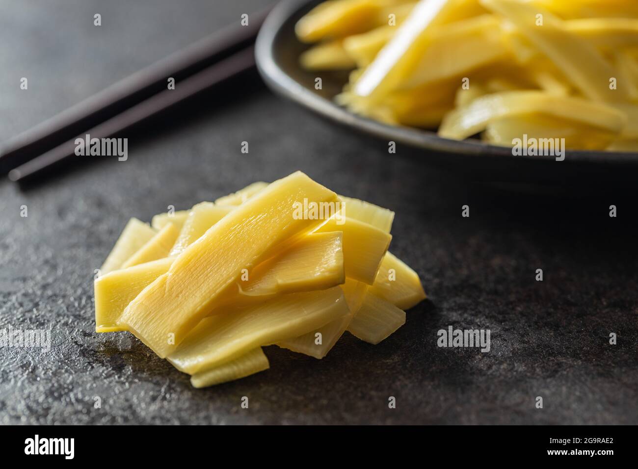 Cut bamboo shoots hires stock photography and images Alamy