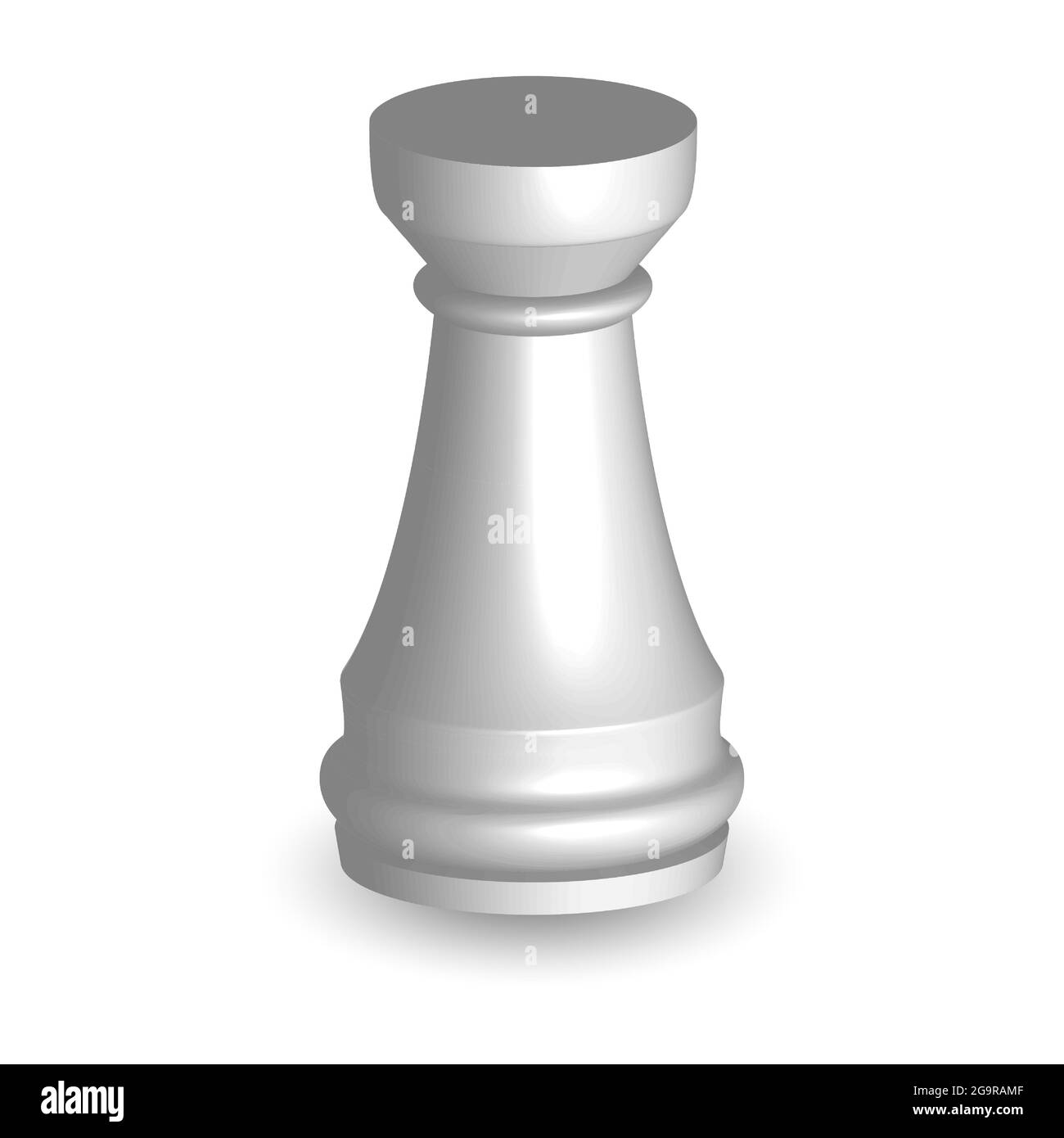 Chess Rook Contour Illustration Stock Illustration - Download