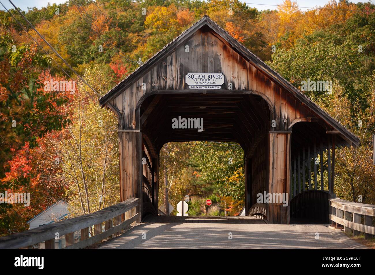 Squam River Covered Bridge, Little Squam Lake, Ashland, New Hampshire