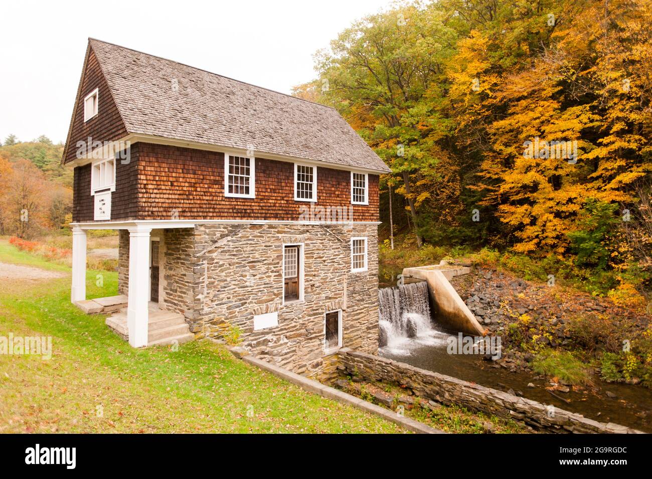 Blow-Me-Down Mill, Cornish, New Hampshire, USA Stock Photo
