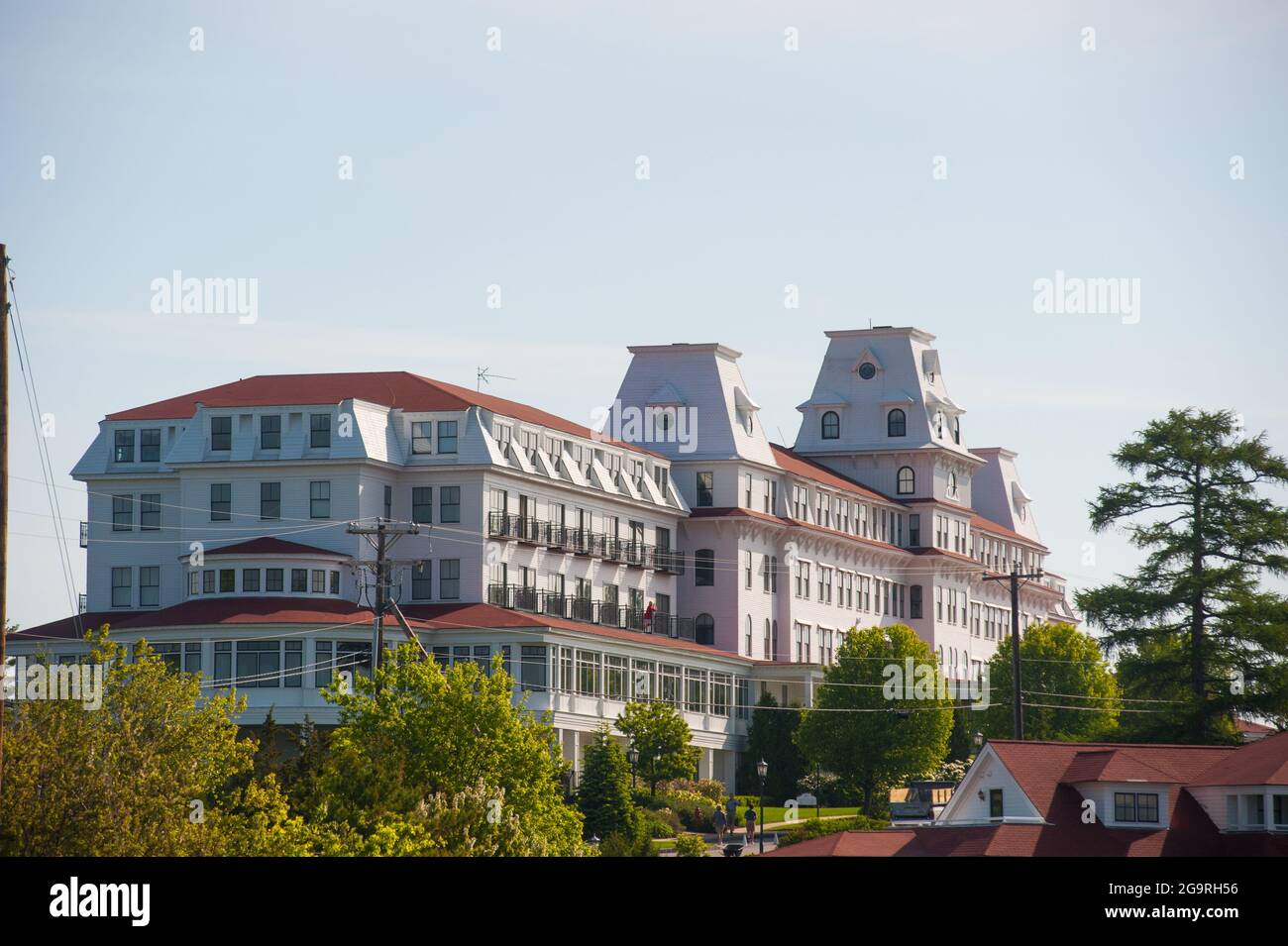 Wentworth By The Sea Hotel, New Castle, New Hampshire, USA Stock Photo
