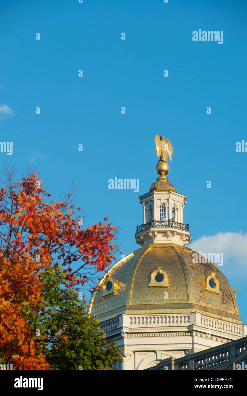 State House Capitol Dome, Concord, New Hampshire, USA Stock Photo Alamy