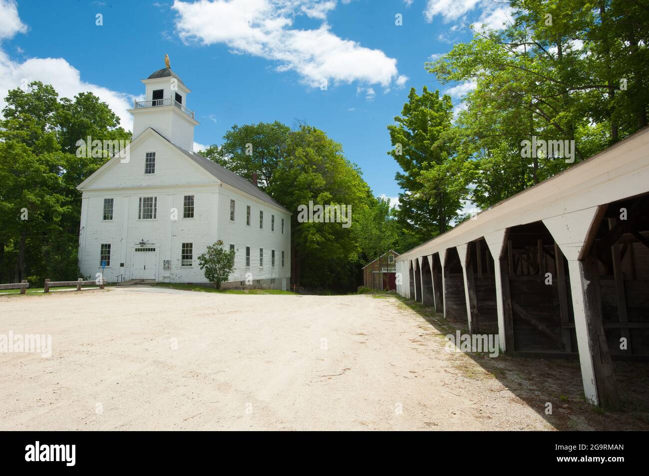 Meetinghouse, Canterbury, New Hampshire, USA Stock Photo Alamy