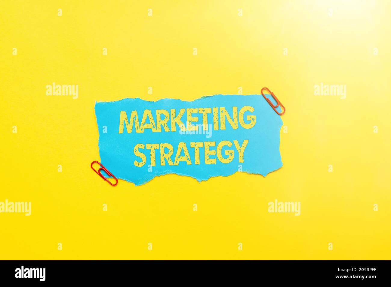 Conceptual display Marketing Strategy. Conceptual photo plan of action