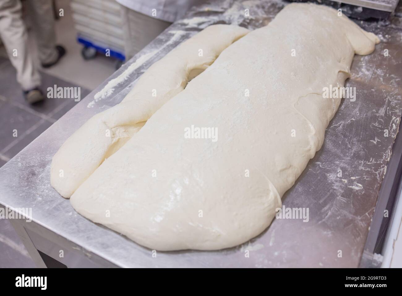 Close up of woman Kneading Pizza Dough Stock Photo - Alamy