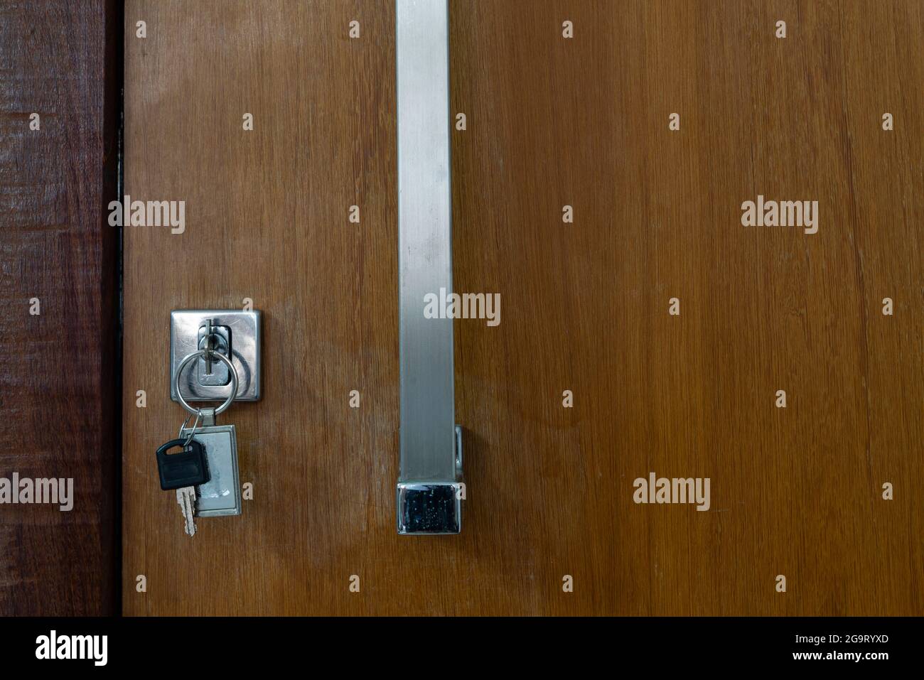 door inside an apartment Stock Photo