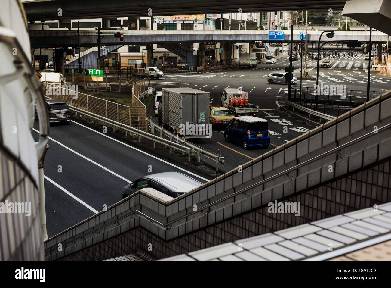Roads in Tokyo, Japan Stock Photo