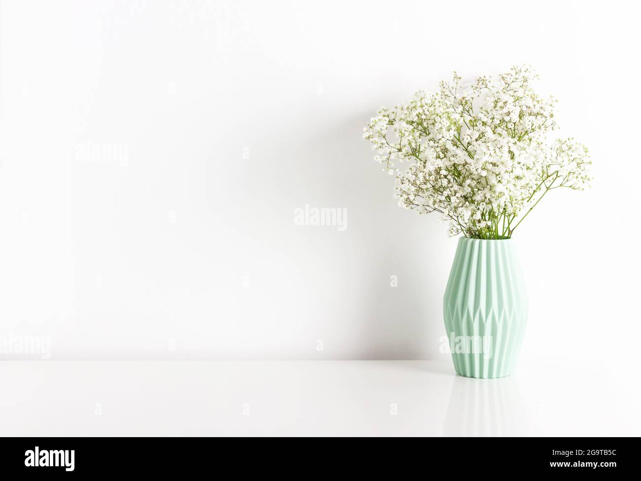 dried gypsophila or dried Baby's Breath in the vase Stock Photo - Alamy