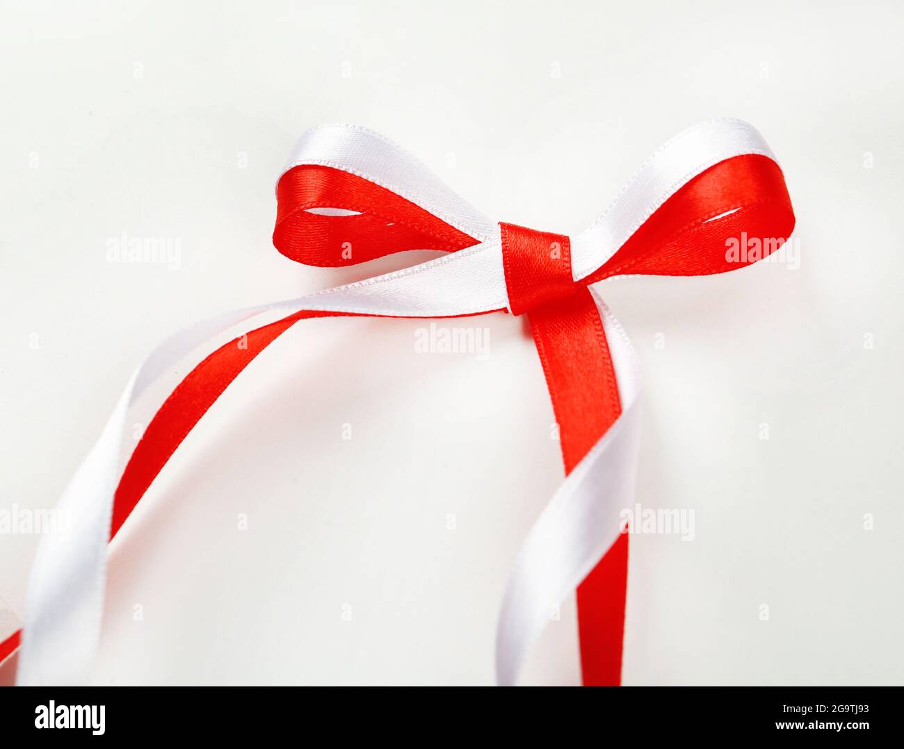 Colorful ribbons isolated on white Stock Photo - Alamy