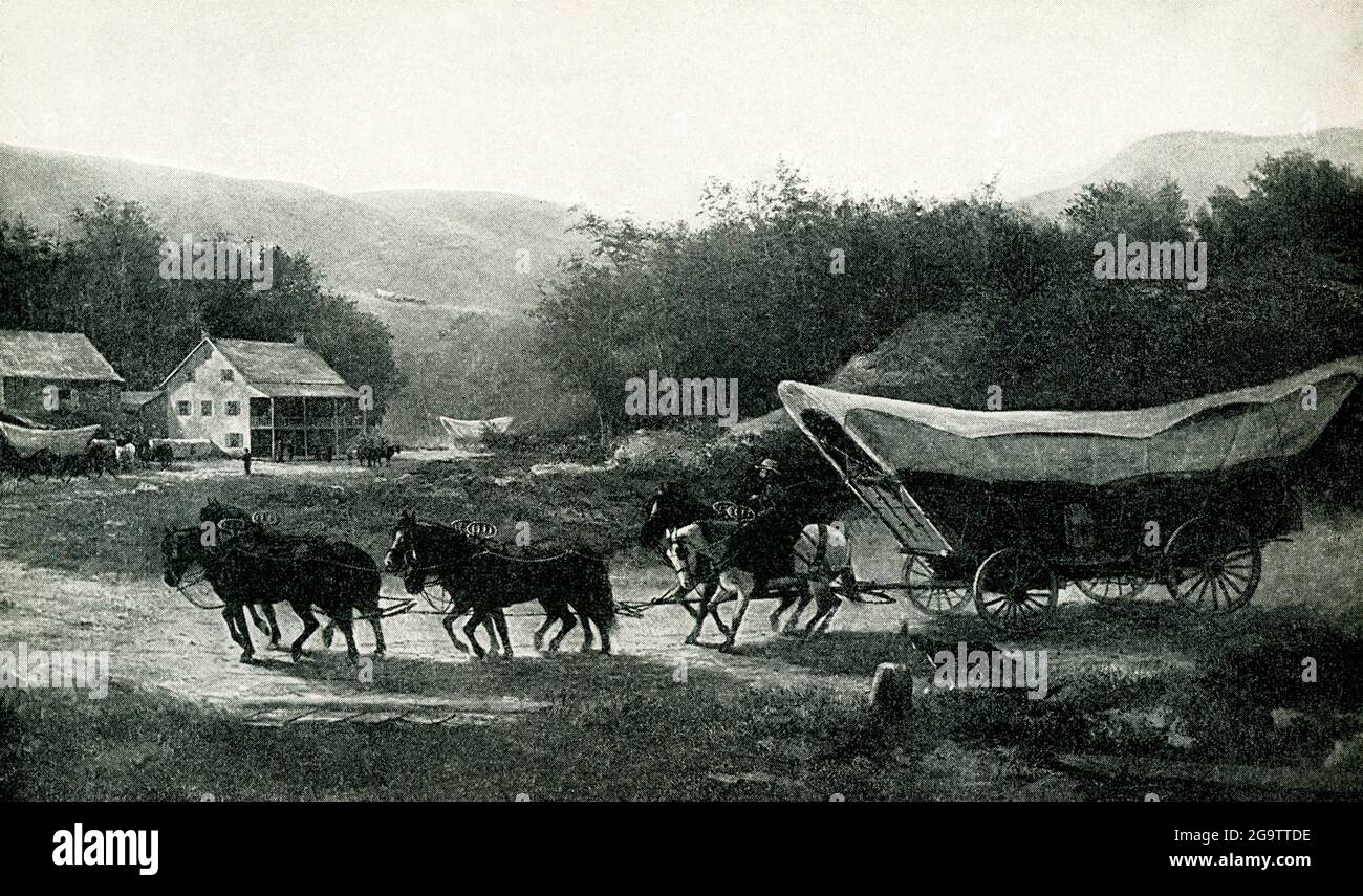 Horse drawn wagon 1800s hires stock photography and images Alamy