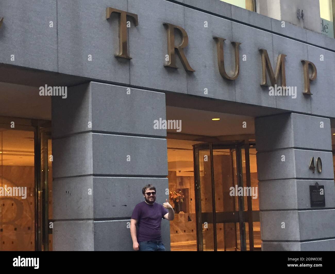 The Trump Building in New York Stock Photo