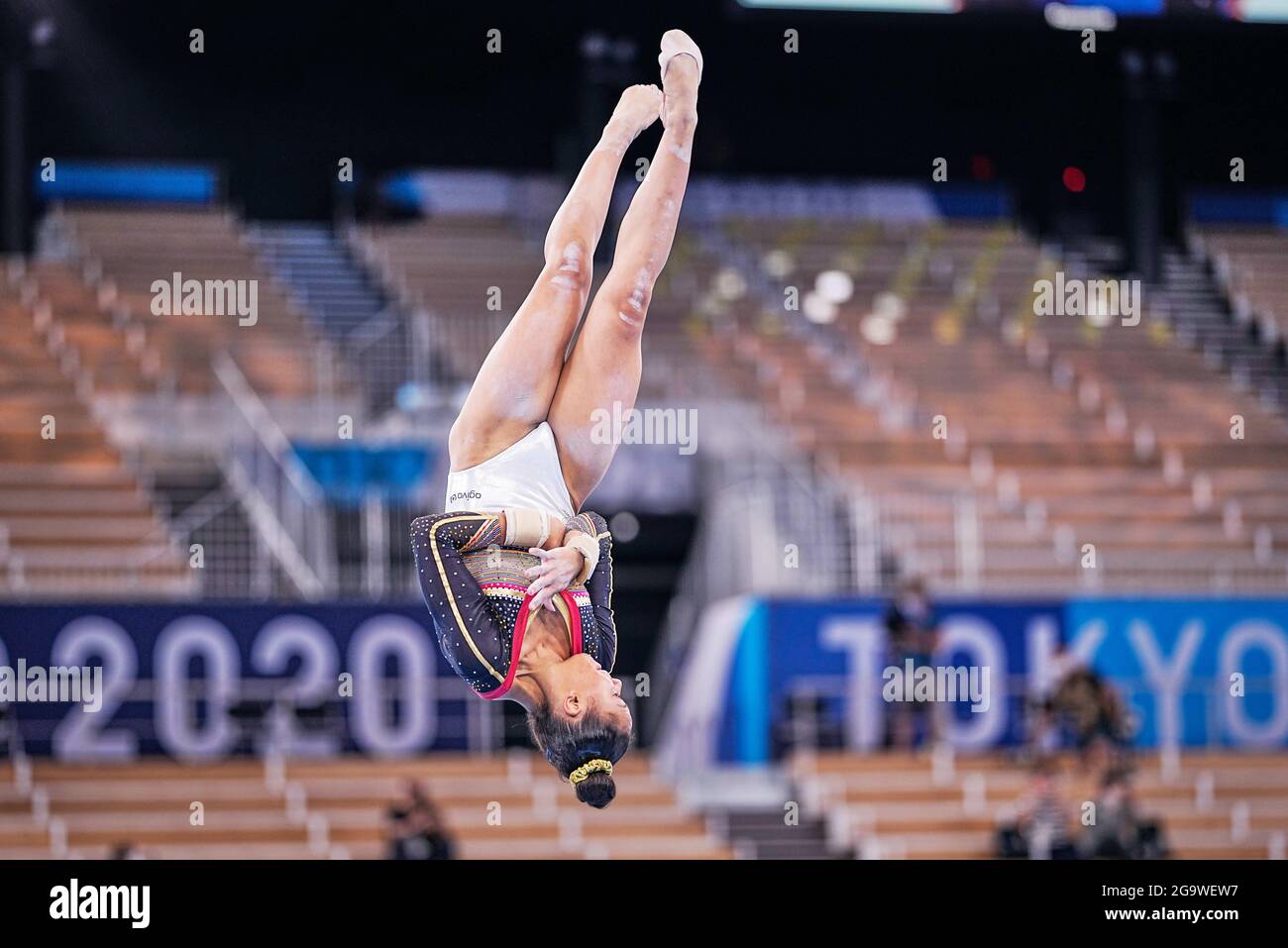 July 27, 2021 Jutta Verkest of Belgium {during women's Artistic