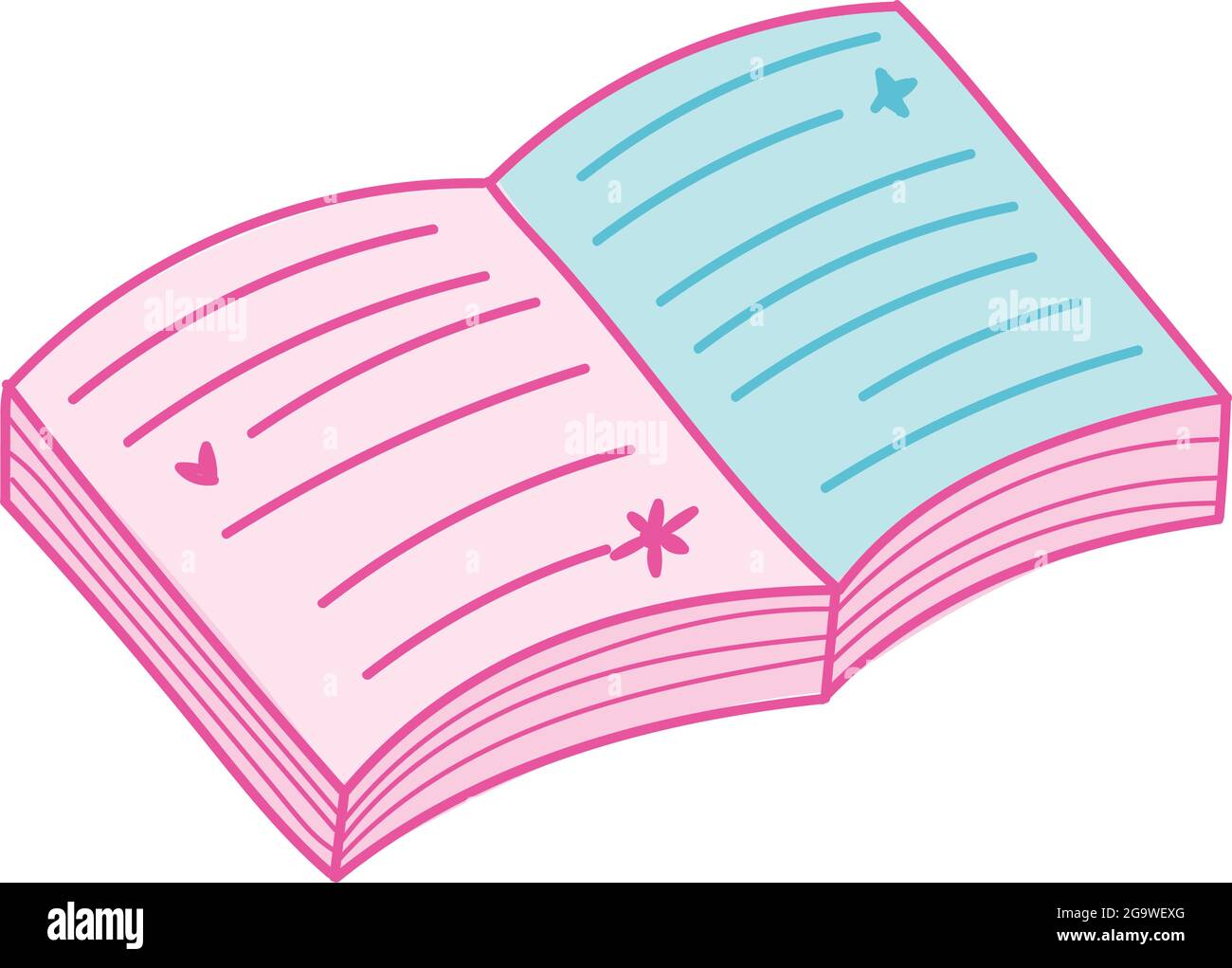 open book cartoon Stock Vector Image & Art - Alamy