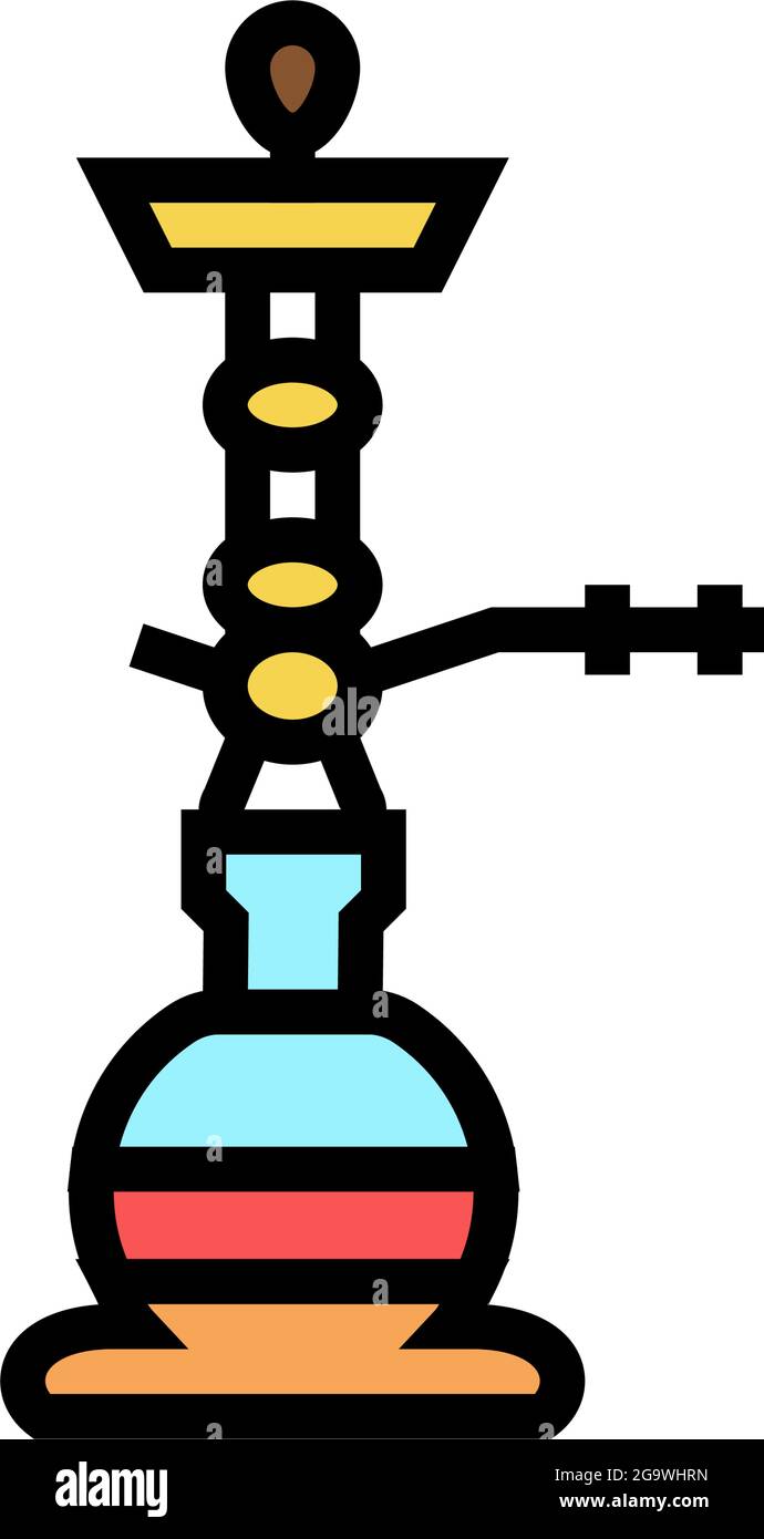 egyptian hookah color icon vector illustration Stock Vector Image & Art ...
