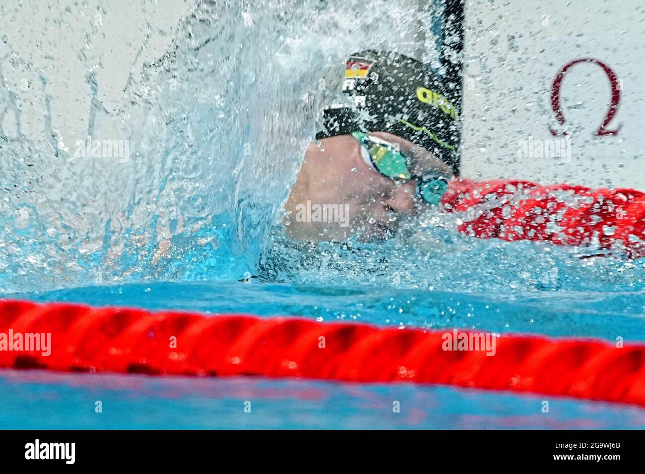 Tokio Japan 28th July 2021 Swimming Olympics 1500 M Freestyle Women Final At Tokyo Aquatics Centre Sarah Kohler From Germany Rejoices Over Bronze Credit Michael Kappeler Dpa Alamy Live News Stock Photo Alamy