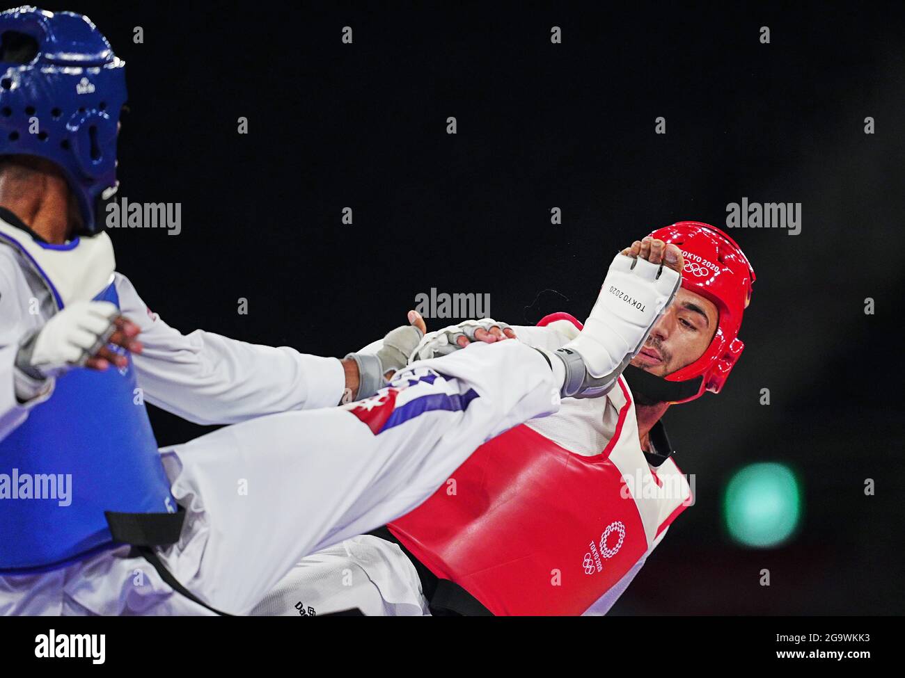 July 27, 2021: Alba Castillo from Cuba and Dejan Georgievski from ...