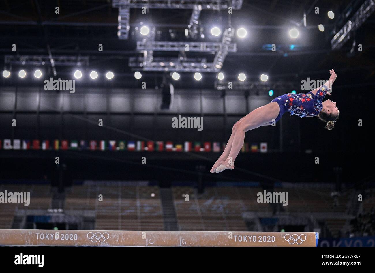 Ariake Gymnastics Centre, Tokyo, Japan. 25th July, 2021. Grace Mccallum