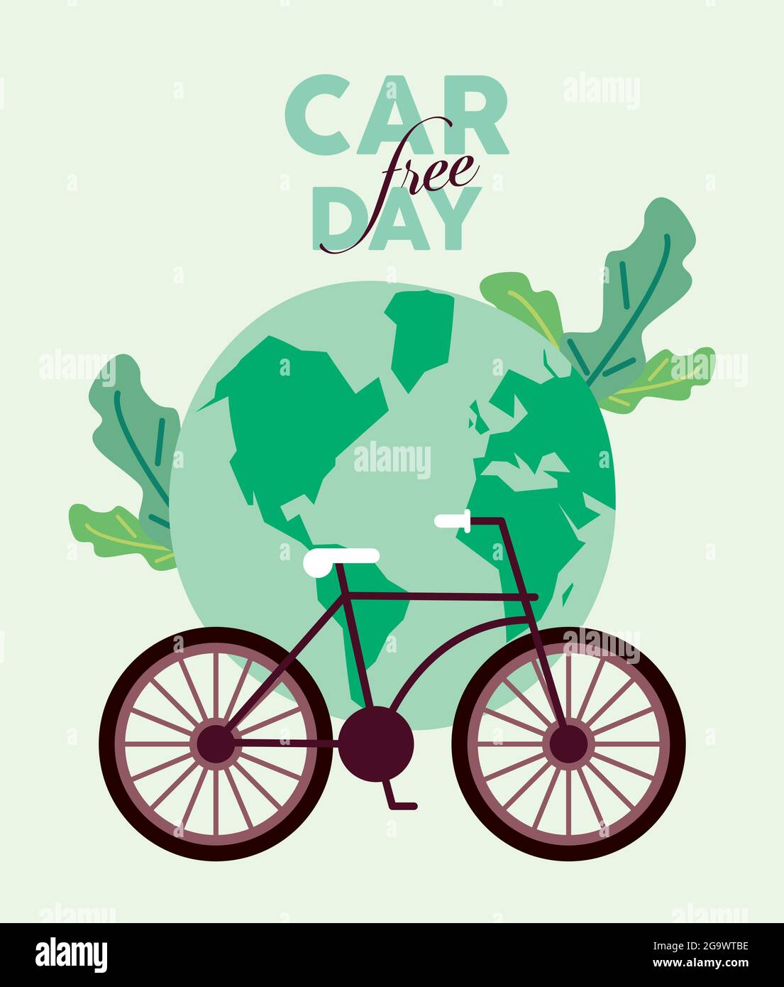 car free day card Stock Vector Image & Art - Alamy