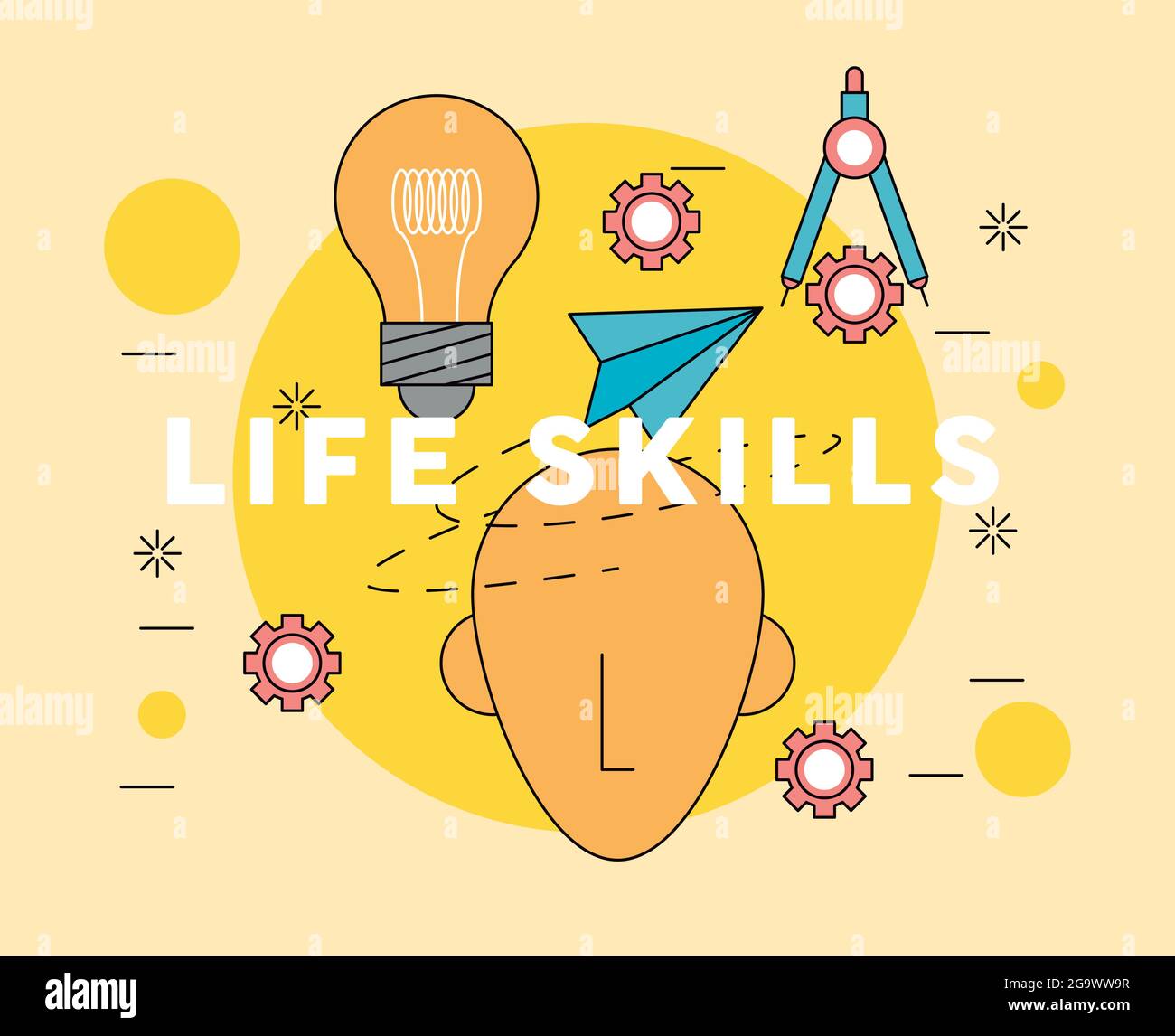five life skills icons Stock Vector Image & Art Alamy