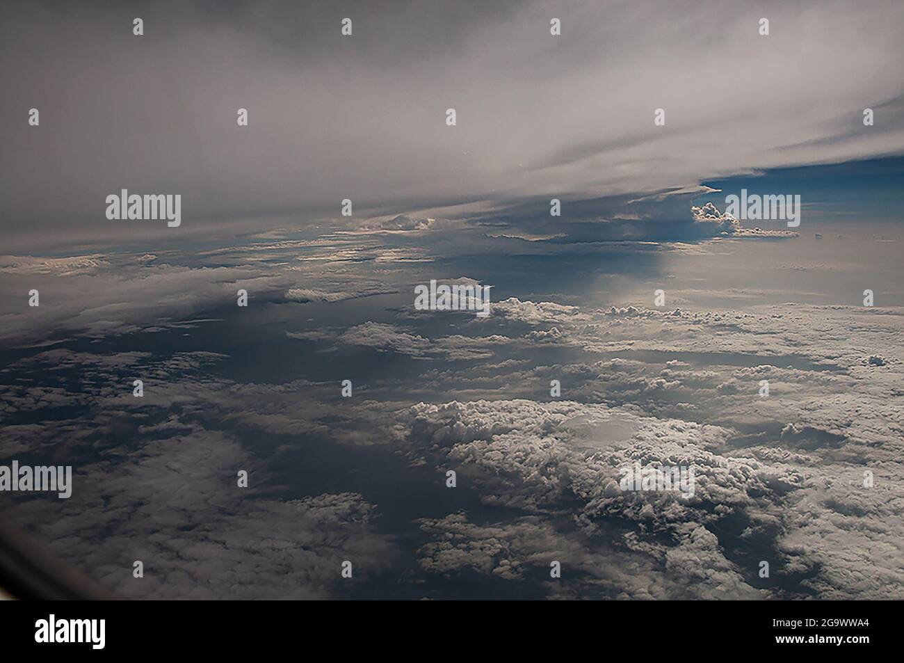 the sky and clouds view from the airplane Stock Photo - Alamy