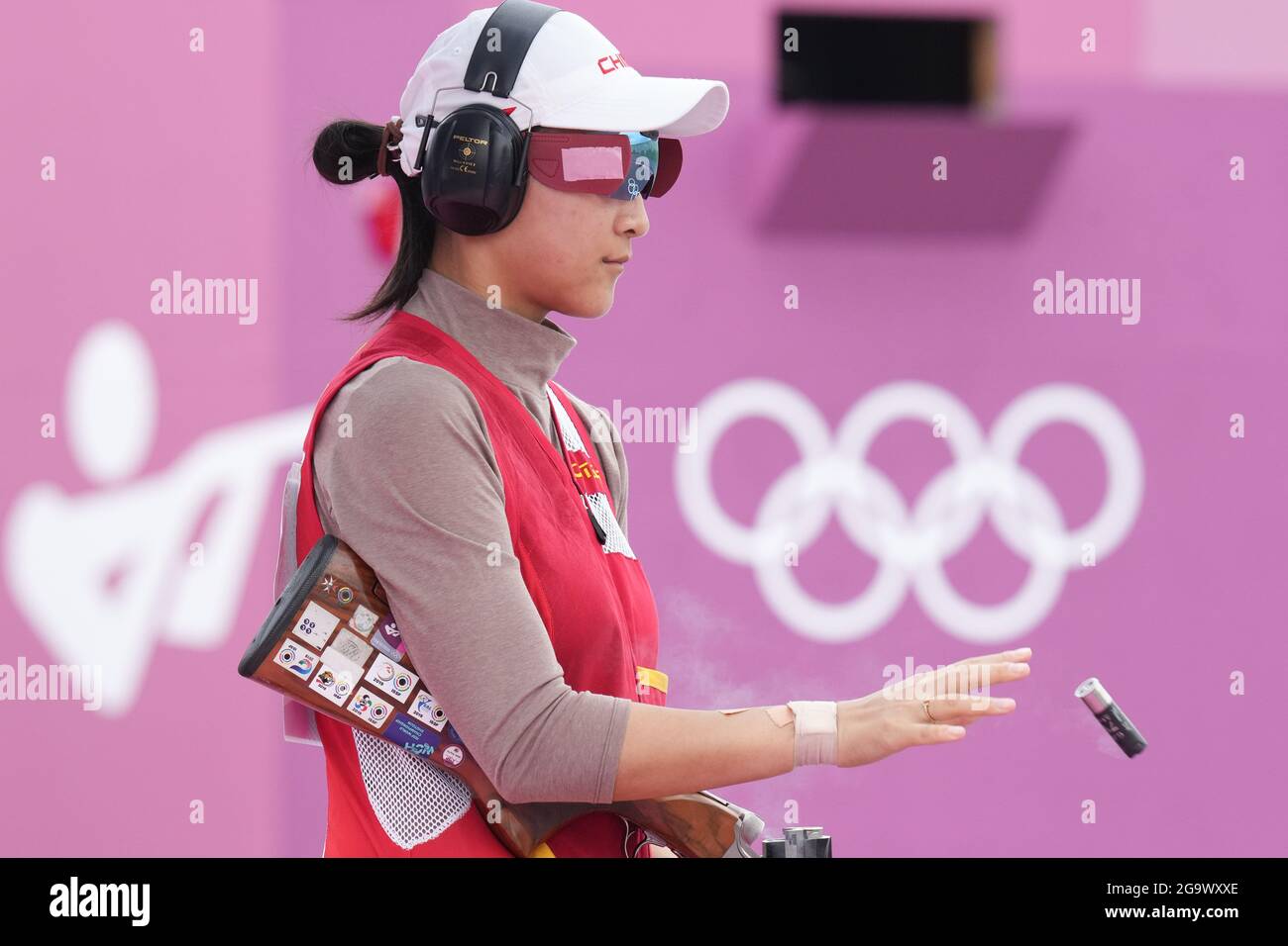 Tokyo, Japan. 28th July, 2021. Wang Xiaojing of China competes during ...