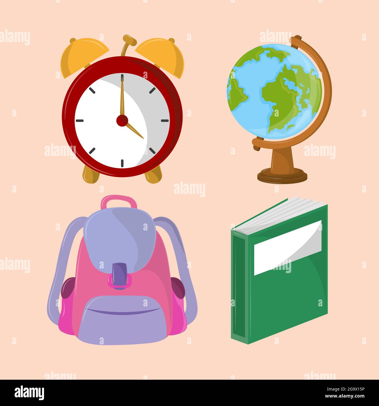 icon set school academic Stock Vector Image & Art - Alamy