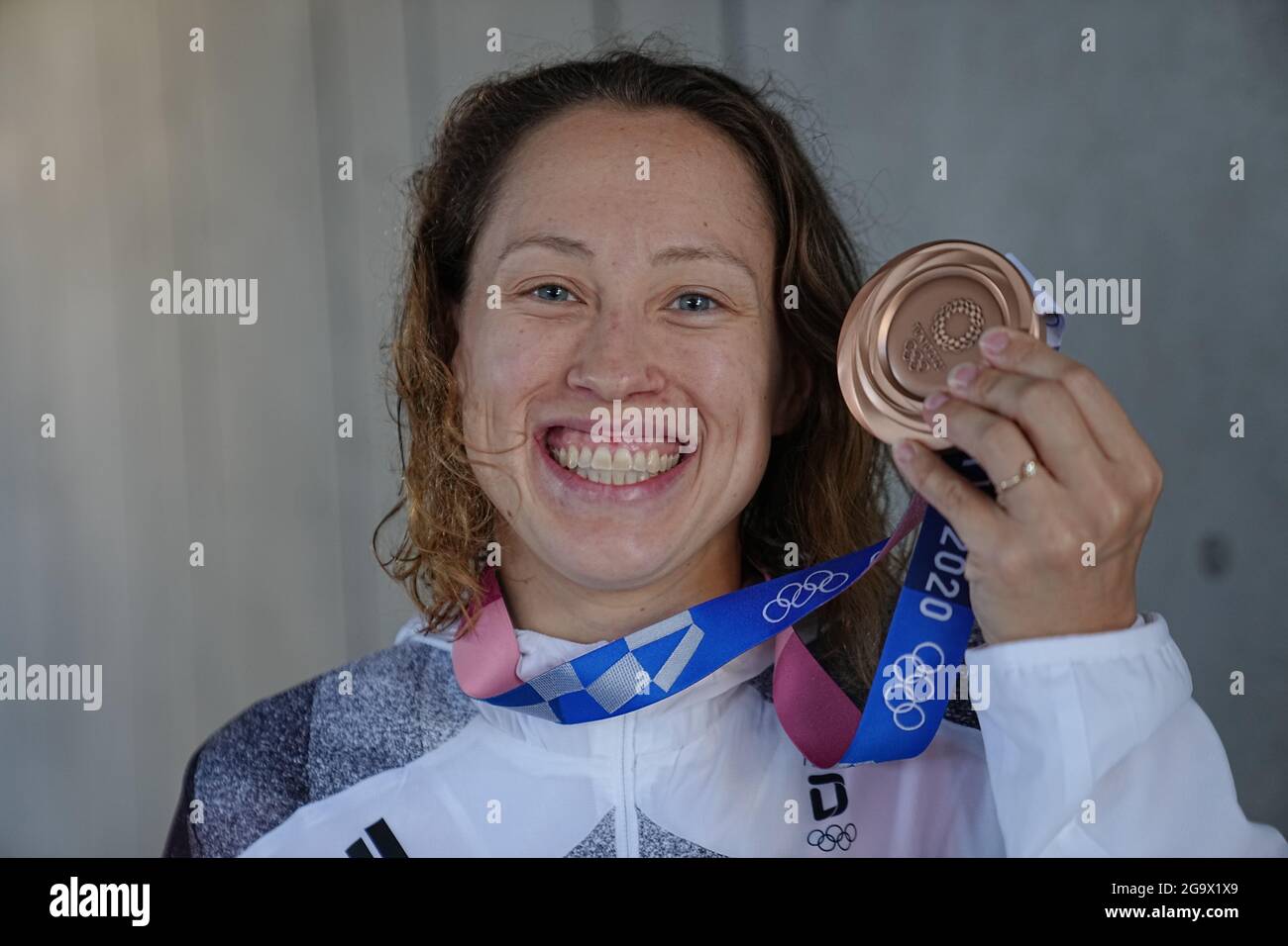 Tokio, Japan. 28th July, 2021. Swimming Olympics, 1500m freestyle