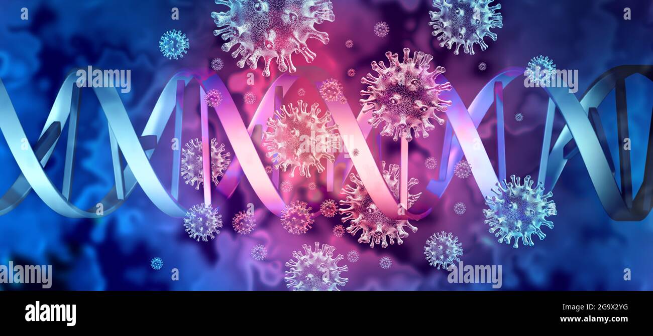 Therapeutic viruses and virotherapy as biotechnology treatment reprogramming microscopic disease virus cells to fight cancer and other human illness a Stock Photo