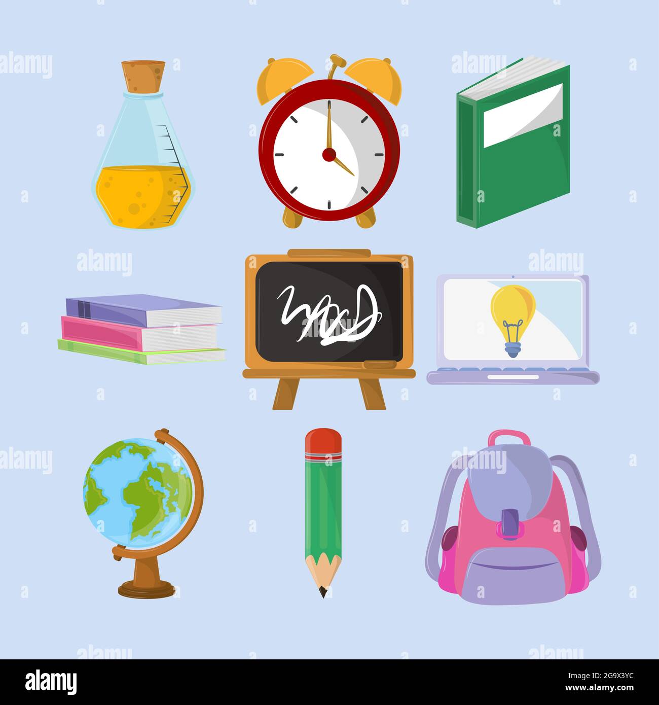 set of school education Stock Vector Image & Art - Alamy