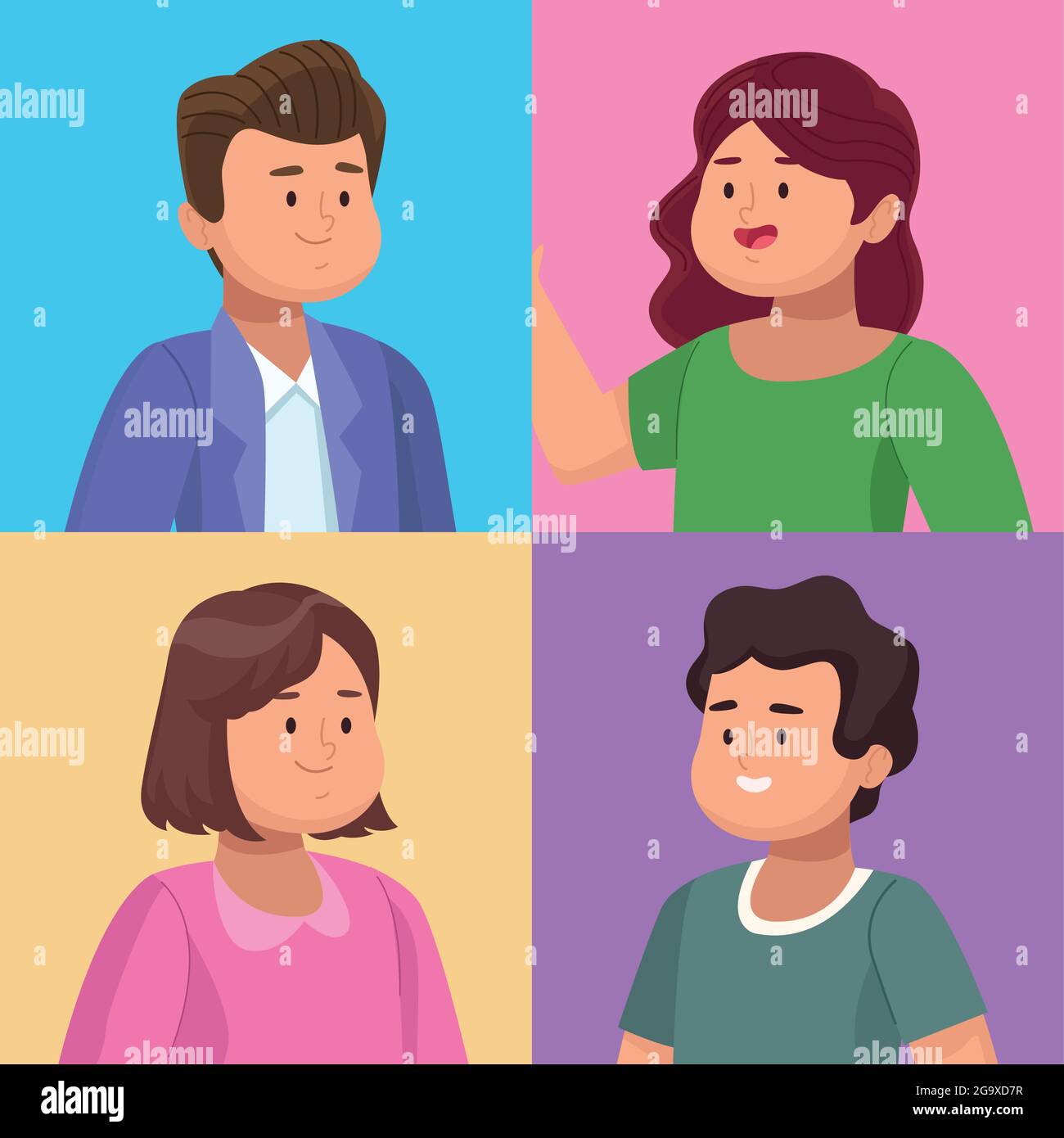 Four Persons Group Stock Vector Image Art Alamy pin-on-salvamentos-r-pidos