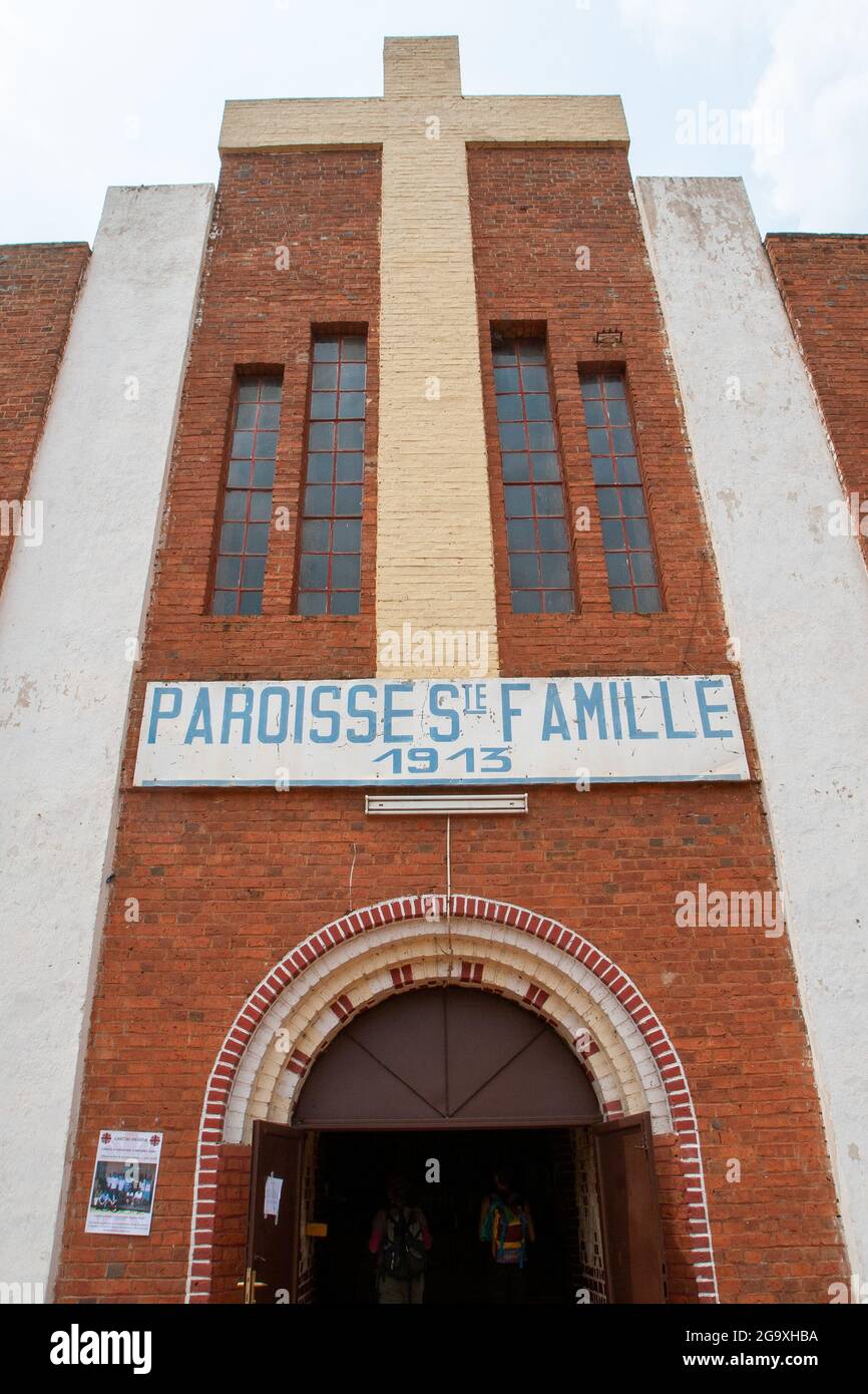 Sainte Famillie Church Kigali Rwanda Stock Photo Alamy