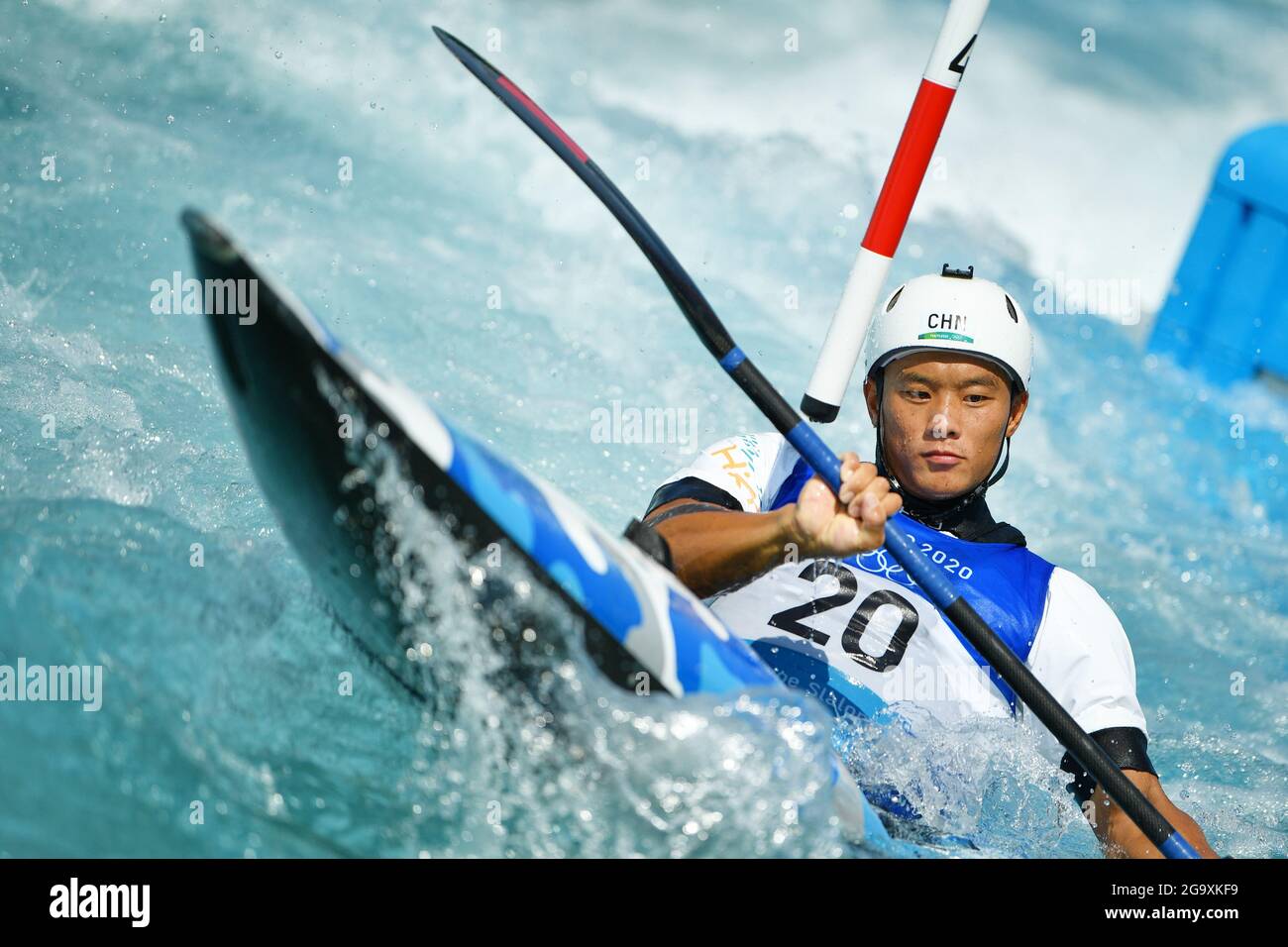 the Kasai Canoe Slalom Centre. 28th July, 2021. QUAN Xin (CHN), JULY 28
