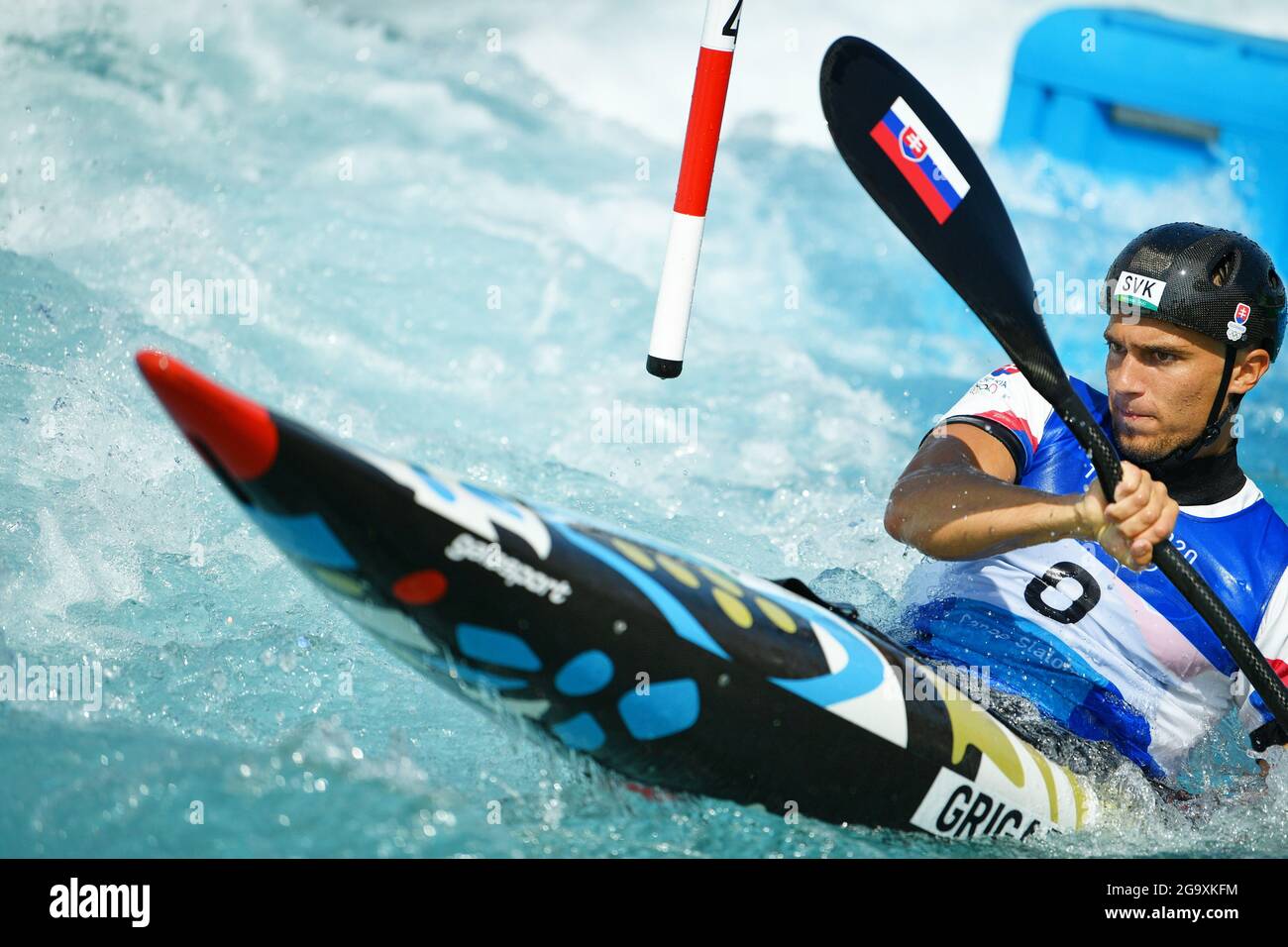 the Kasai Canoe Slalom Centre. 28th July, 2021. GRIGAR Jakub (SVK