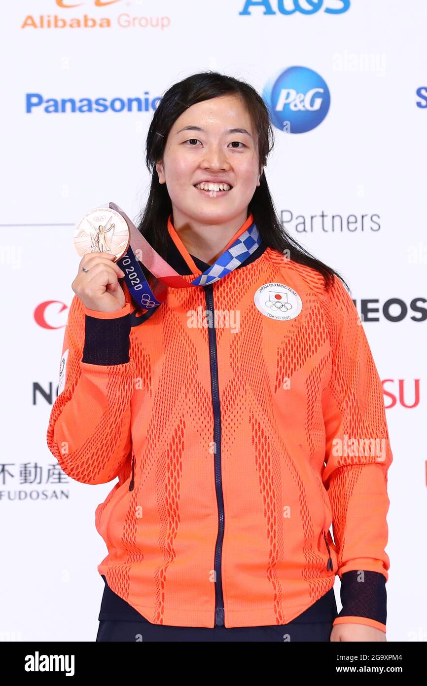 Tokyo, Japan. 28th July, 2021. Mikiko Ando (JPN) Weightlifting : Bronze ...