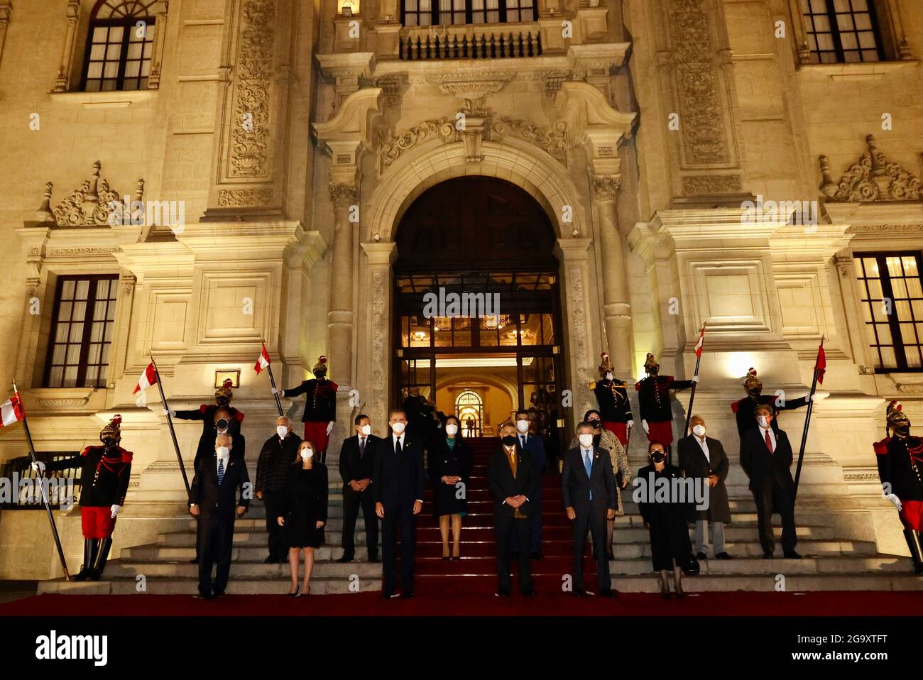 27-07-2021 Lima King Felipe attending the presidential inauguration of ...