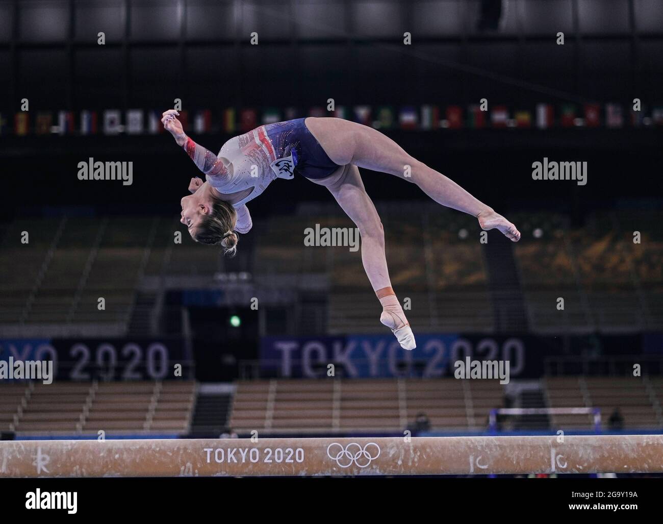 July 25, 2021: Alice Kinsella of Great Britain during women's artistic ...