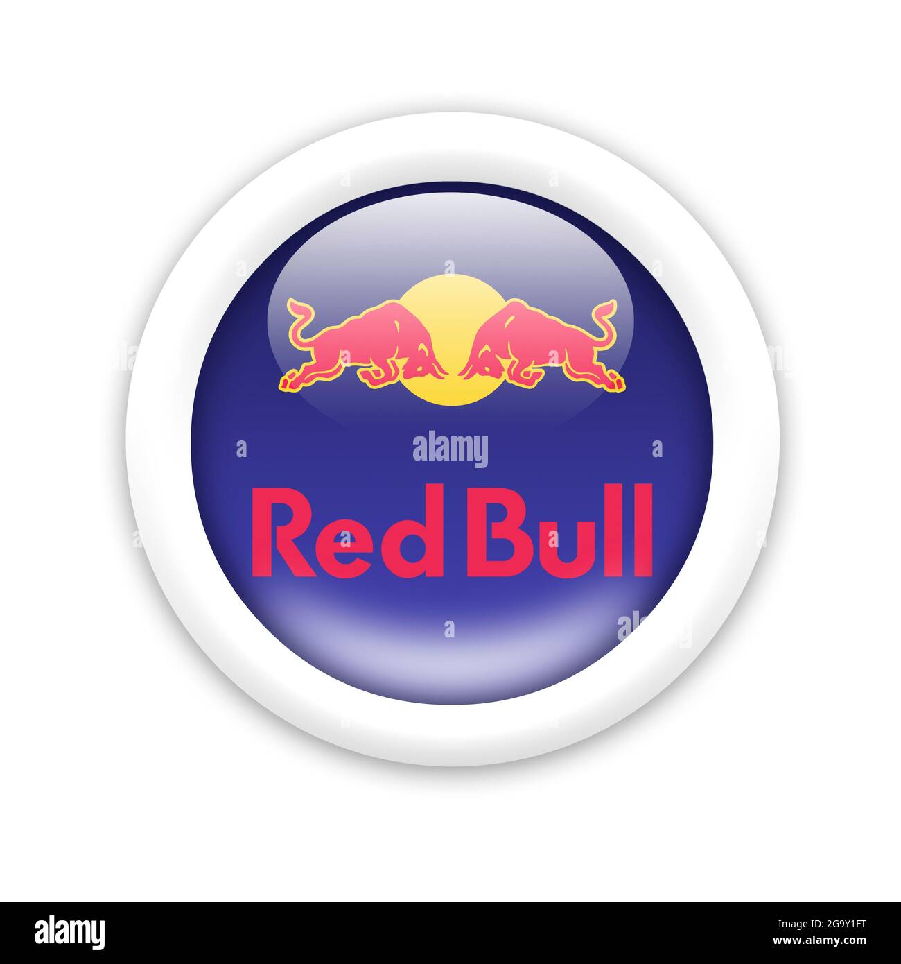 Redbull Logo (White) : Sports & Outdoors