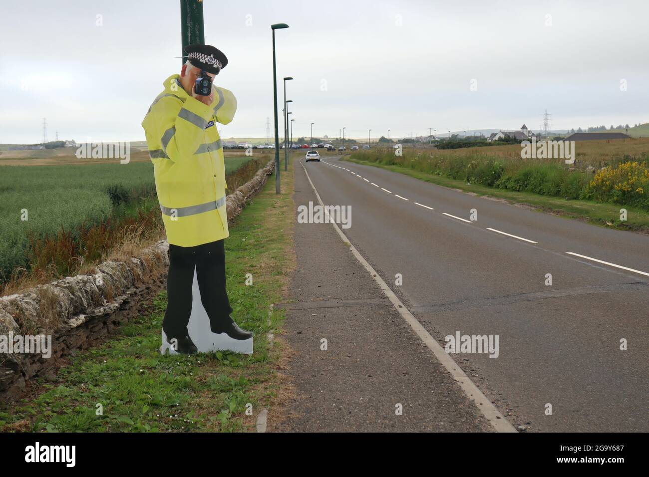 Cut-Out Traffic Policeman/Cop Stock Photo