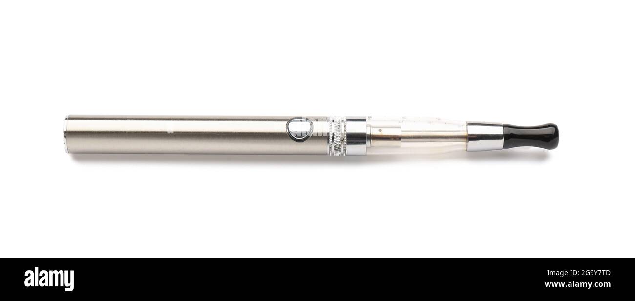 Vape pen isolated with smoke hi-res stock photography and images