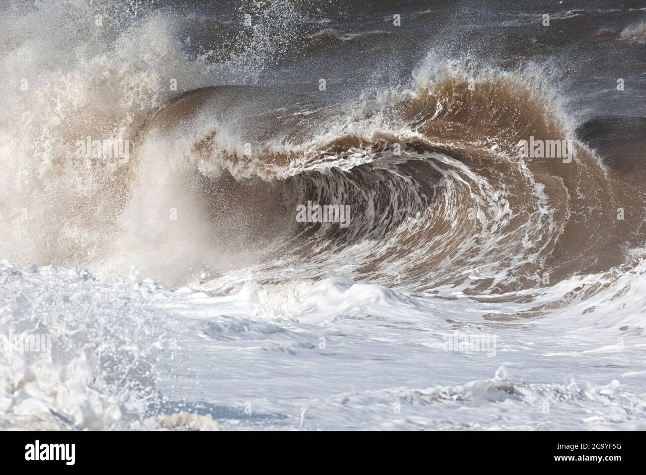 Wave Emphatically Effervescent and powerful waves and their abstract patterns Stock Photo ...