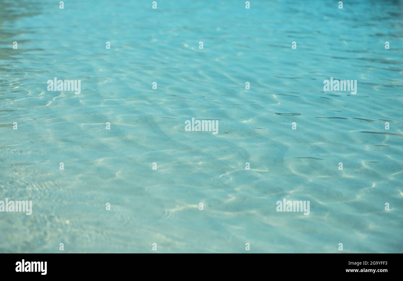 Clear ocean water, in resort Stock Photo - Alamy