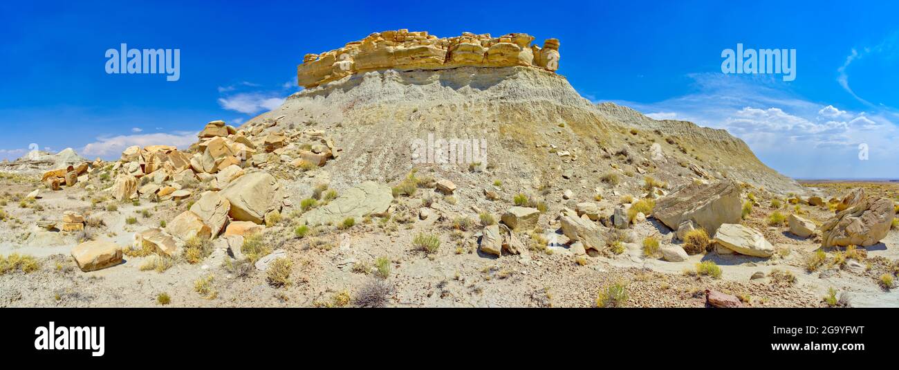 Leaning Rock Ridge, Petrified Forest National Park, Arizona, USA Stock ...