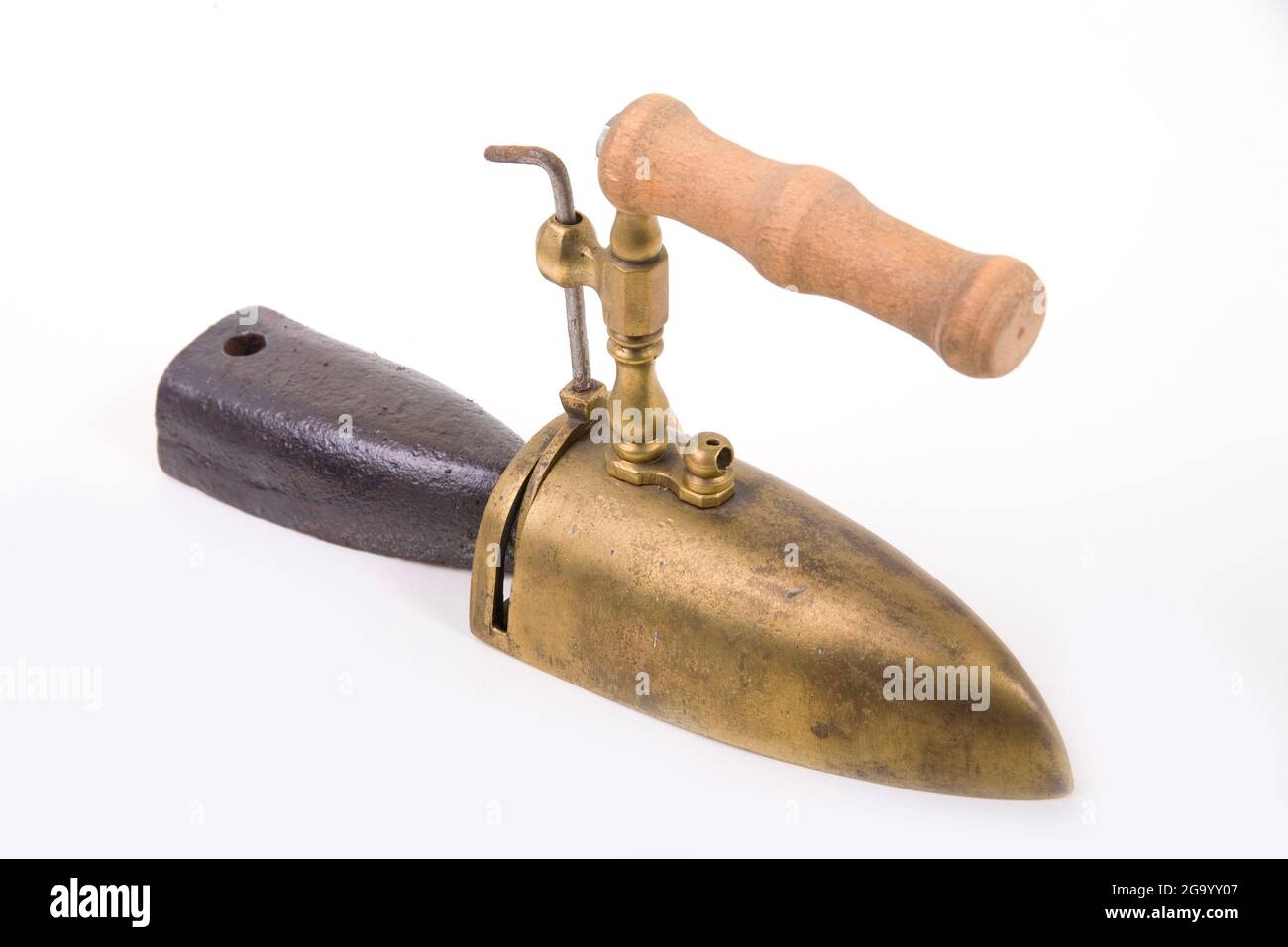 old castiron iron, cut out Stock Photo Alamy