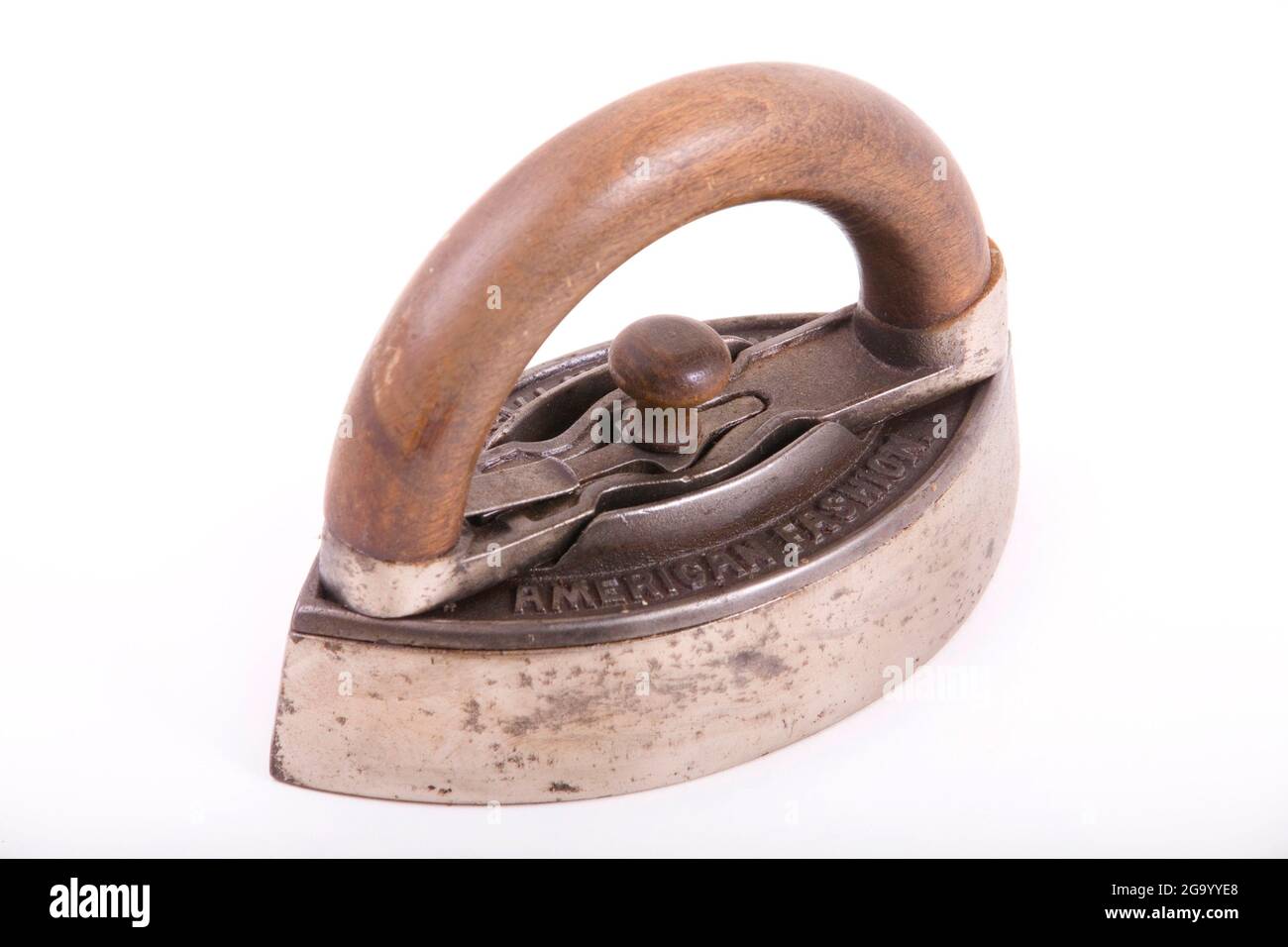 old castiron iron, cut out Stock Photo Alamy