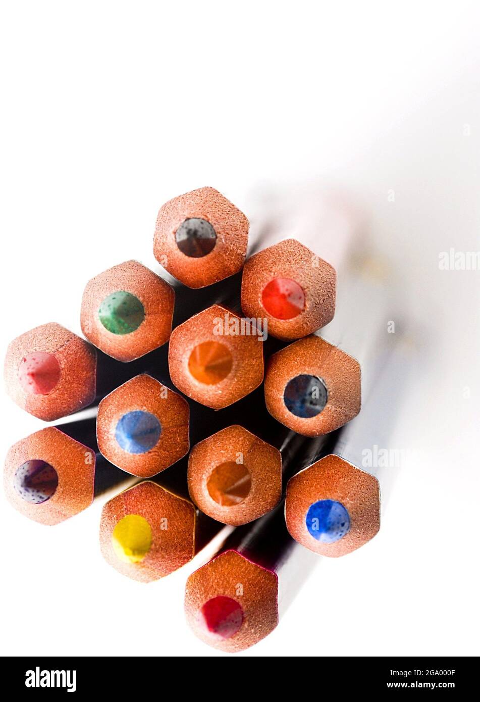 colored pencil, cutout Stock Photo Alamy